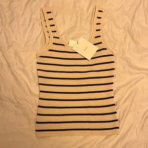 NWT dissh stripe knit tank top